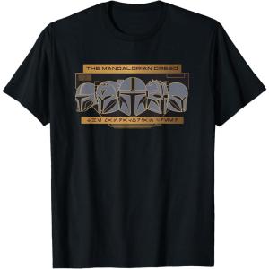imageStar Wars The Mandalorian Season 3 The Mandalorian Creed TShirtBlack
