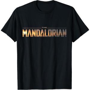 imageStar Wars The Mandalorian Series Logo TShirt TShirtBlack
