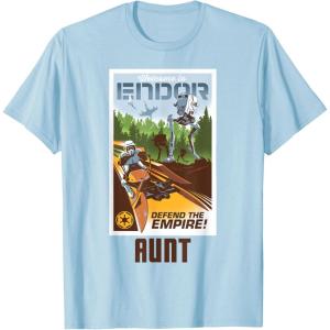 imageStar Wars Welcome to Endor Matching Family AUNT TShirt TShirtBaby Blue