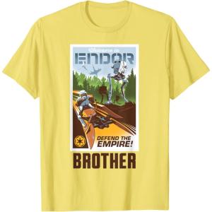imageStar Wars Welcome to Endor Matching Family BROTHER TShirt TShirtLemon Yellow
