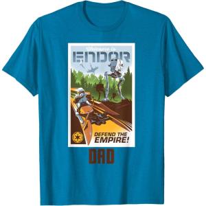 imageStar Wars Welcome to Endor Matching Family DAD TShirt TShirtSapphire Blue