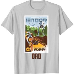 imageStar Wars Welcome to Endor Matching Family DAD TShirt TShirtSilver Grey