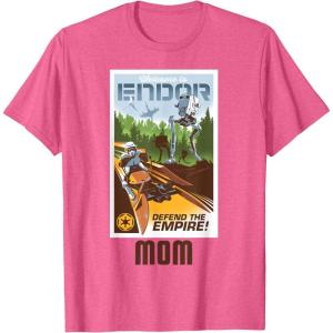 imageStar Wars Welcome to Endor Matching Family MOM TShirt TShirtPink Heather