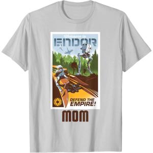 imageStar Wars Welcome to Endor Matching Family MOM TShirt TShirtSilver Grey