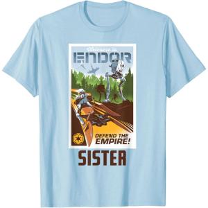 imageStar Wars Welcome to Endor Matching Family SISTER TShirt TShirtBaby Blue