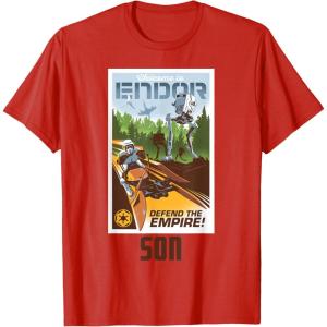 imageStar Wars Welcome to Endor Matching Family SON TShirt TShirtRed