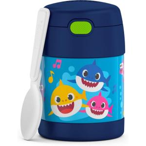 imageThermostat Kids Vacuum Insulated Food Jar with Spoon Mandalorian 10 Ounce Stainless SteelBABY SHARK