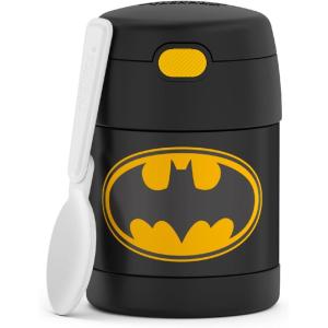 imageThermostat Kids Vacuum Insulated Food Jar with Spoon Mandalorian 10 Ounce Stainless SteelBatman