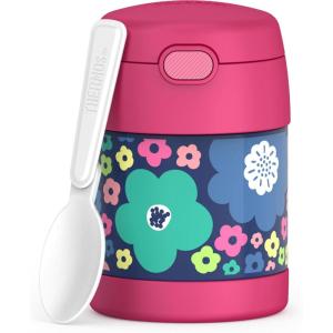 imageThermostat Kids Vacuum Insulated Food Jar with Spoon Mandalorian 10 Ounce Stainless SteelMod Flowers
