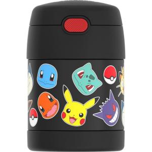 imageThermostat Kids Vacuum Insulated Food Jar with Spoon Mandalorian 10 Ounce Stainless SteelPOKEMON