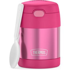 imageThermostat Kids Vacuum Insulated Food Jar with Spoon Mandalorian 10 Ounce Stainless SteelPink