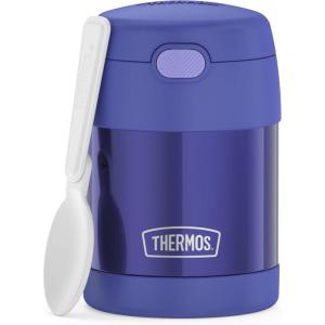 imageThermostat Kids Vacuum Insulated Food Jar with Spoon Mandalorian 10 Ounce Stainless SteelPurple