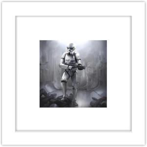 imageTrends International Gallery Pops Star Wars Saga  Moments Edge Stormtrooper Wall Art Wall Poster 1200quot x 1200quot Black Frame VersionWhite Frame Version