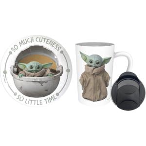 imageZak Designs Star Wars The Mandalorian The Child Sculpted Ceramic Coffee Mug Collectible Keepsake with Unique 3D Character 16 OZ Baby Yoda in CradleThe child