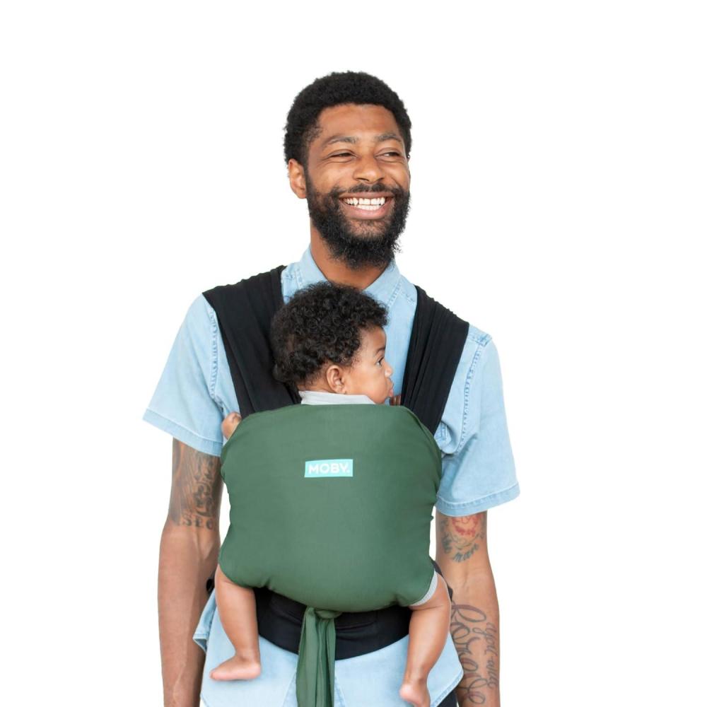 imageMoby Baby Wrap Carrier EasyWrap for Newborns to Toddlers 833lbs Infant Sling Carrier Lightweight ampamp Hands Free Design Adjustable for All Body Types Disney Star Wars Grogus GalaxyOliveOnyx