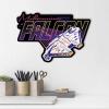 imageDisney Star Wars Millennium Falcon Metal Wall Decor  Bold Star Wars Wall Art for Home Theater Office or Man CaveBlack