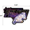 imageDisney Star Wars Millennium Falcon Metal Wall Decor  Bold Star Wars Wall Art for Home Theater Office or Man CaveBlack
