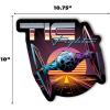 imageDisney Star Wars Millennium Falcon Metal Wall Decor  Bold Star Wars Wall Art for Home Theater Office or Man CaveBlackGold