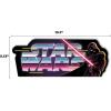 imageDisney Star Wars Millennium Falcon Metal Wall Decor  Bold Star Wars Wall Art for Home Theater Office or Man CaveBlackPink