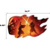 imageDisney Star Wars Millennium Falcon Metal Wall Decor  Bold Star Wars Wall Art for Home Theater Office or Man CaveGold