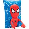 imageJay Franco Star Wars The Mandalorian Baby Yoda Grogu 3D Snuggle Pillow  Super Soft  Measures 15 Inches Official Star Wars ProductBlue  Spiderman 02