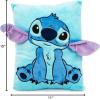 imageJay Franco Star Wars The Mandalorian Baby Yoda Grogu 3D Snuggle Pillow  Super Soft  Measures 15 Inches Official Star Wars ProductBlue  Stitch