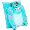 imageJay Franco Star Wars The Mandalorian Baby Yoda Grogu 3D Snuggle Pillow  Super Soft  Measures 15 Inches Official Star Wars ProductBlue  Sully