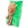 imageJay Franco Star Wars The Mandalorian Baby Yoda Grogu 3D Snuggle Pillow  Super Soft  Measures 15 Inches Official Star Wars ProductGreen  Groot