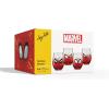 imageJoyJolt Star Wars Cosmic Color Stemless Drinking Glasses 19oz Glass Cups ft Darth Vader Stormtrooper Boba Fett R2D2  Star Wars Kitchen Glasses Set of 4 Gifts for Men Women ampamp AdultsSpiderMan