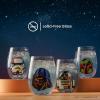 imageJoyJolt Star Wars Cosmic Color Stemless Drinking Glasses 19oz Glass Cups ft Darth Vader Stormtrooper Boba Fett R2D2  Star Wars Kitchen Glasses Set of 4 Gifts for Men Women ampamp AdultsStar Wars Cosmic