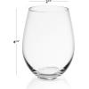 imageJoyJolt Star Wars Cosmic Color Stemless Drinking Glasses 19oz Glass Cups ft Darth Vader Stormtrooper Boba Fett R2D2  Star Wars Kitchen Glasses Set of 4 Gifts for Men Women ampamp AdultsClear glasses