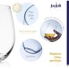 imageJoyJolt Star Wars Cosmic Color Stemless Drinking Glasses 19oz Glass Cups ft Darth Vader Stormtrooper Boba Fett R2D2  Star Wars Kitchen Glasses Set of 4 Gifts for Men Women ampamp AdultsClear glasses