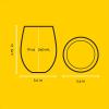 imageJoyJolt Star Wars Cosmic Color Stemless Drinking Glasses 19oz Glass Cups ft Darth Vader Stormtrooper Boba Fett R2D2  Star Wars Kitchen Glasses Set of 4 Gifts for Men Women ampamp AdultsHarry Potter