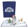 imageLovepop Star Wars Festive R2D2 Pop Up Card 5x73D Greeting Card Pop Up Christmas Cards Kids Christmas Card 3D Holiday Card Winter Cards
