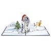 imageLovepop Star Wars Festive R2D2 Pop Up Card 5x73D Greeting Card Pop Up Christmas Cards Kids Christmas Card 3D Holiday Card Winter Cards