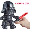 imageMattel Star Wars Plush 6inch Figure 2Pack Luke Skywalker vs Darth Vader Lightsaber Duel Set of 2 Soft Dolls with Lightup Weapons