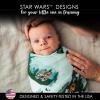 imageMilk Snob Star Wars Little Rebel Infant BoyGirl Swaddle Blanket Soft Receiving Security and Play Toddler Infant NewbornBedding Baby Shower Baby Registry Gender Neutral Gift 34  34 inchesEndor Escape