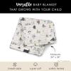 imageMilk Snob Star Wars Little Rebel Infant BoyGirl Swaddle Blanket Soft Receiving Security and Play Toddler Infant NewbornBedding Baby Shower Baby Registry Gender Neutral Gift 34  34 inchesPrecious Padawans