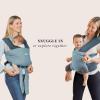 imageMoby Baby Wrap Carrier EasyWrap for Newborns to Toddlers 833lbs Infant Sling Carrier Lightweight ampamp Hands Free Design Adjustable for All Body Types Disney Star Wars Grogus GalaxySea Spray Blue