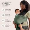 imageMoby Baby Wrap Carrier EasyWrap for Newborns to Toddlers 833lbs Infant Sling Carrier Lightweight ampamp Hands Free Design Adjustable for All Body Types Disney Star Wars Grogus GalaxyOliveOnyx