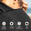 imageMoby Baby Wrap Carrier EasyWrap for Newborns to Toddlers 833lbs Infant Sling Carrier Lightweight ampamp Hands Free Design Adjustable for All Body Types Disney Star Wars Grogus GalaxyBlack Eyelet