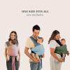 imageMoby Baby Wrap Carrier EasyWrap for Newborns to Toddlers 833lbs Infant Sling Carrier Lightweight ampamp Hands Free Design Adjustable for All Body Types Disney Star Wars Grogus GalaxyCharcoal  Dusty Rose