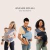imageMoby Baby Wrap Carrier EasyWrap for Newborns to Toddlers 833lbs Infant Sling Carrier Lightweight ampamp Hands Free Design Adjustable for All Body Types Disney Star Wars Grogus GalaxySea Spray Blue