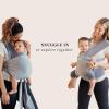 imageMoby Baby Wrap Carrier EasyWrap for Newborns to Toddlers 833lbs Infant Sling Carrier Lightweight ampamp Hands Free Design Adjustable for All Body Types Disney Star Wars Grogus GalaxySmoked Pearl