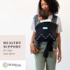 imageMoby Baby Wrap Carrier EasyWrap for Newborns to Toddlers 833lbs Infant Sling Carrier Lightweight ampamp Hands Free Design Adjustable for All Body Types Disney Star Wars Grogus GalaxyCharcoal