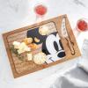 imagePICNIC TIME Star Wars R2D2 Icon Glass Top Cutting Board ampamp Knife Set Cheese Boards Charcuterie Boards Serving Platter Parawood ampamp BambooDisney Mickey Mouse  Parawood  Bamboo