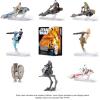 imageSTAR WARS Micro Galaxy Squadron TIE Striker Mystery Bundle  3Inch and 25Inch Vehicles with Accessories Amazon ExclusiveTIE Fighter Battle Damage