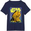 imageStar Wars Admiral Ackbar Its a Trap Retro TShirt TShirtNavy Blue