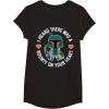 imageStar Wars Boba Fett Bounty Heart Valentines Graphic TShirt TShirtBlack