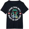 imageStar Wars Boba Fett Bounty Heart Valentines Graphic TShirt TShirtBlack